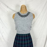 Vintage Beaded Cropped Sweater | xs-S | Etsy (US)