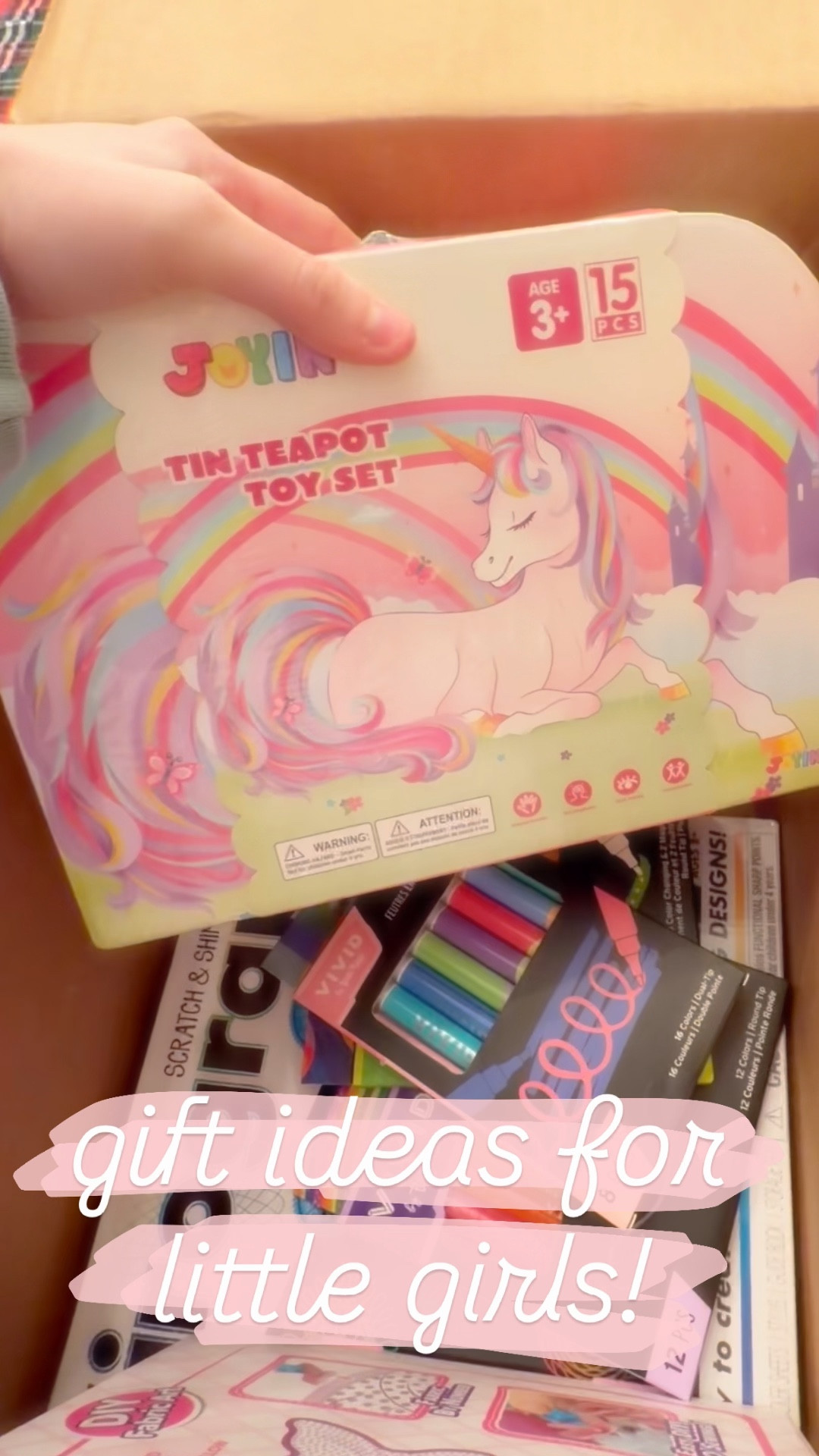 Gifts for girls!
.........
Gift guide for girls toys for girls crafts for gifts unicorn tea set unicorn pillow unicorn art unicorn crafts toddler gift idea Amazon gifts for girls last minute gifts for girls under $20 gift for niece gifts for little girls toys for little girls kids arts and crafts best markers last minute gift idea last minute gift under $25 easy arts and crafts gifts under $20 gifts under $10 gift basket idea little girl birthday gift white elephant gift viral gifts trending gifts Amazon gifts crayons gift Lego gift kinetic sand

#LTKKids #LTKmomlife #LTKGiftGuide