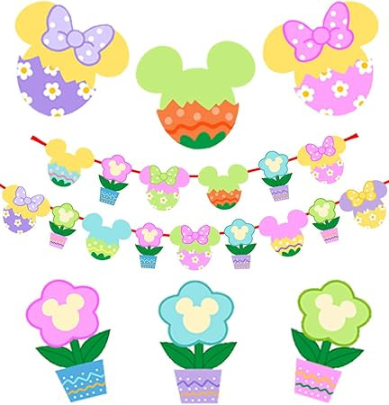 Easter Banner for Fireplace,15 pcs Easter Egg Hanging Garland for Easter Decoration, Holiday Home... | Amazon (US)