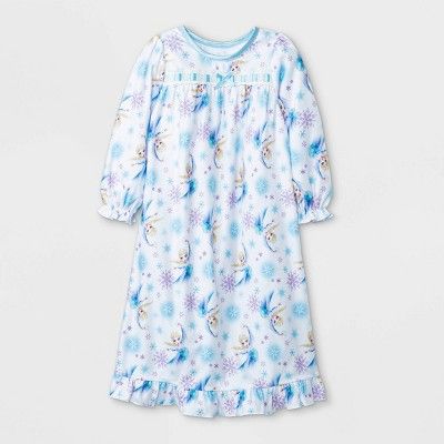 Toddler Girls' Frozen Granny NightGown - White | Target