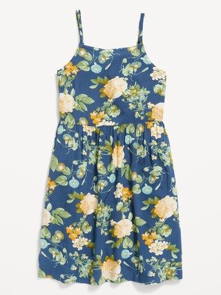 Printed Fit &#x26; Flare Cami Dress for Girls | Old Navy (US)