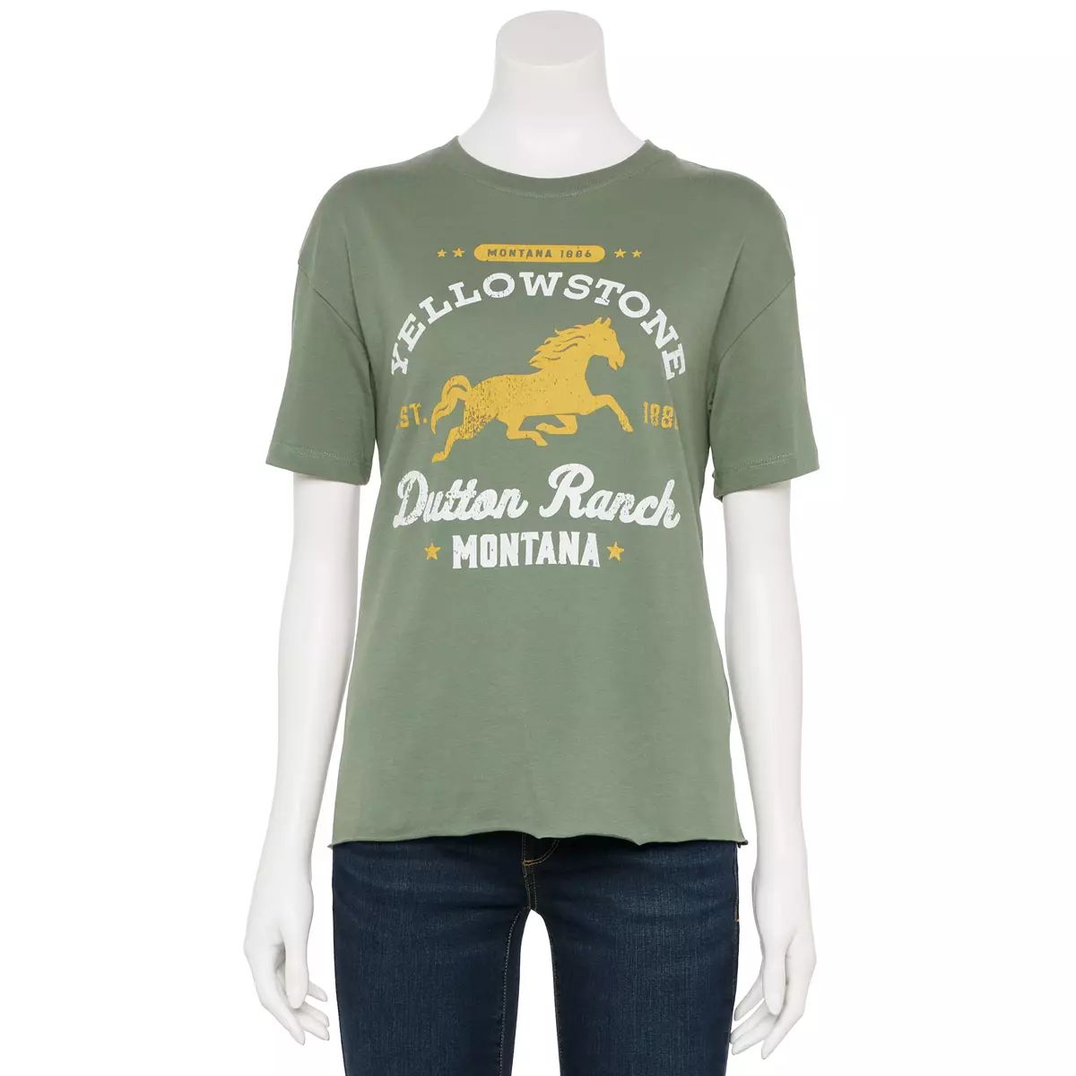 Juniors' Yellowstone Dutton Ranch Horse Graphic Tee | Kohl's