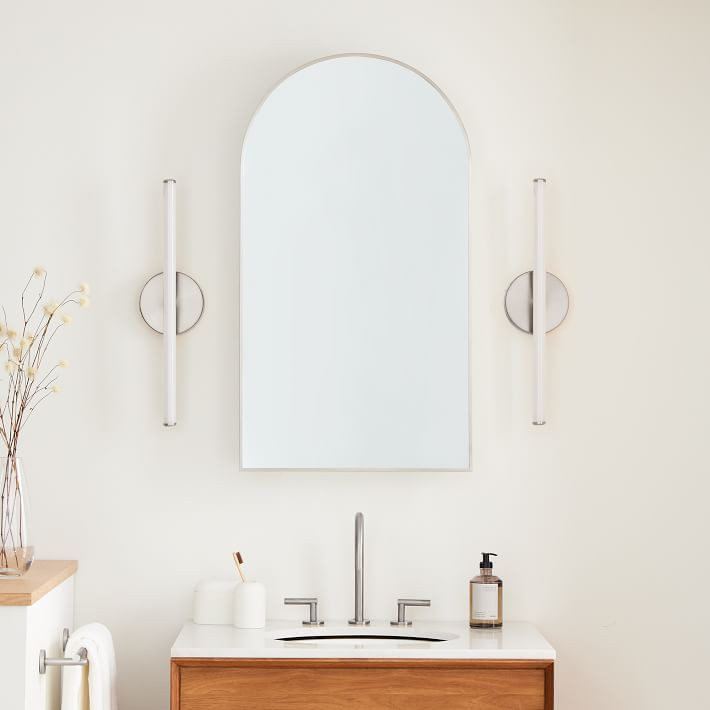 Arched Metal Framed Medicine Cabinet | West Elm (US)