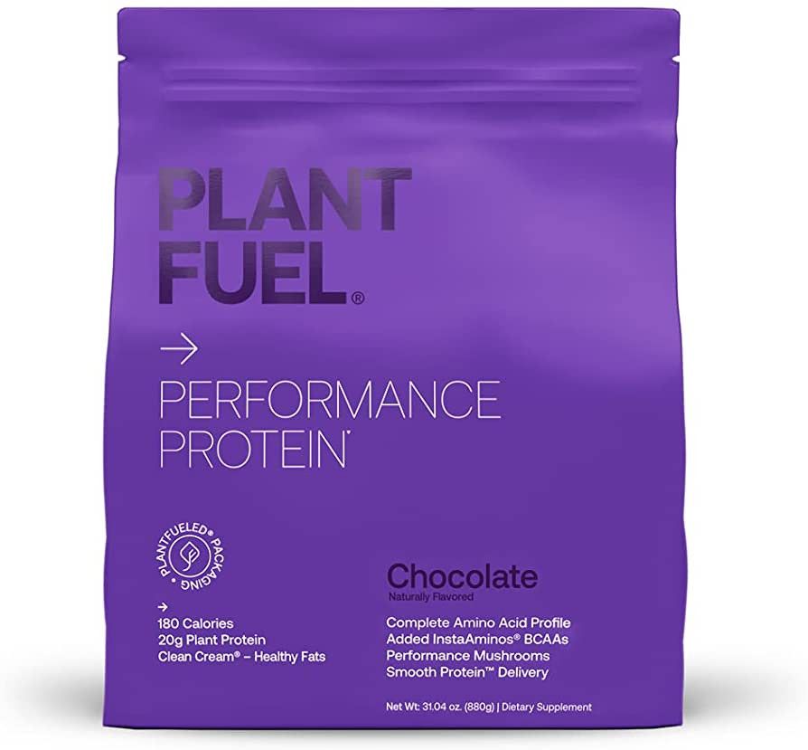 Plantfuel Vegan Performance Protein Powder, Chocolate - 9 Essential Amino Acids, 21g Plant Based ... | Amazon (US)