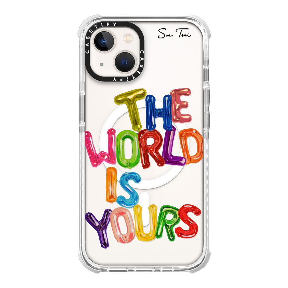 THE WORLD IS YOURS IPHONE CASE BY SUE TSAI | Casetify