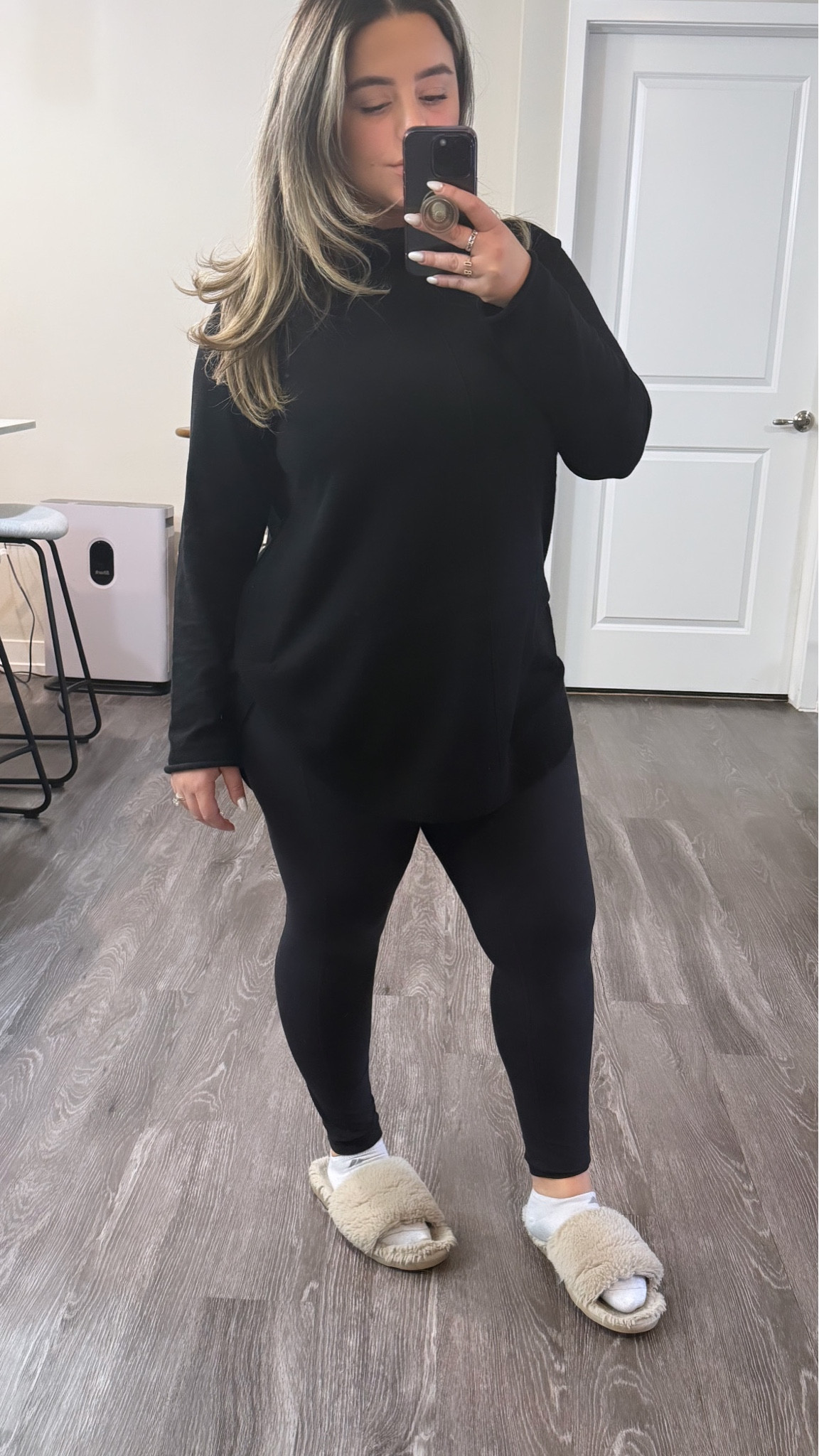 My favorite tunic. So cozy! My fav leggings from Zella! So soft and flattering! #leggings #sweaterr

#LTKfitness #LTKstyletip #LTKbeauty
