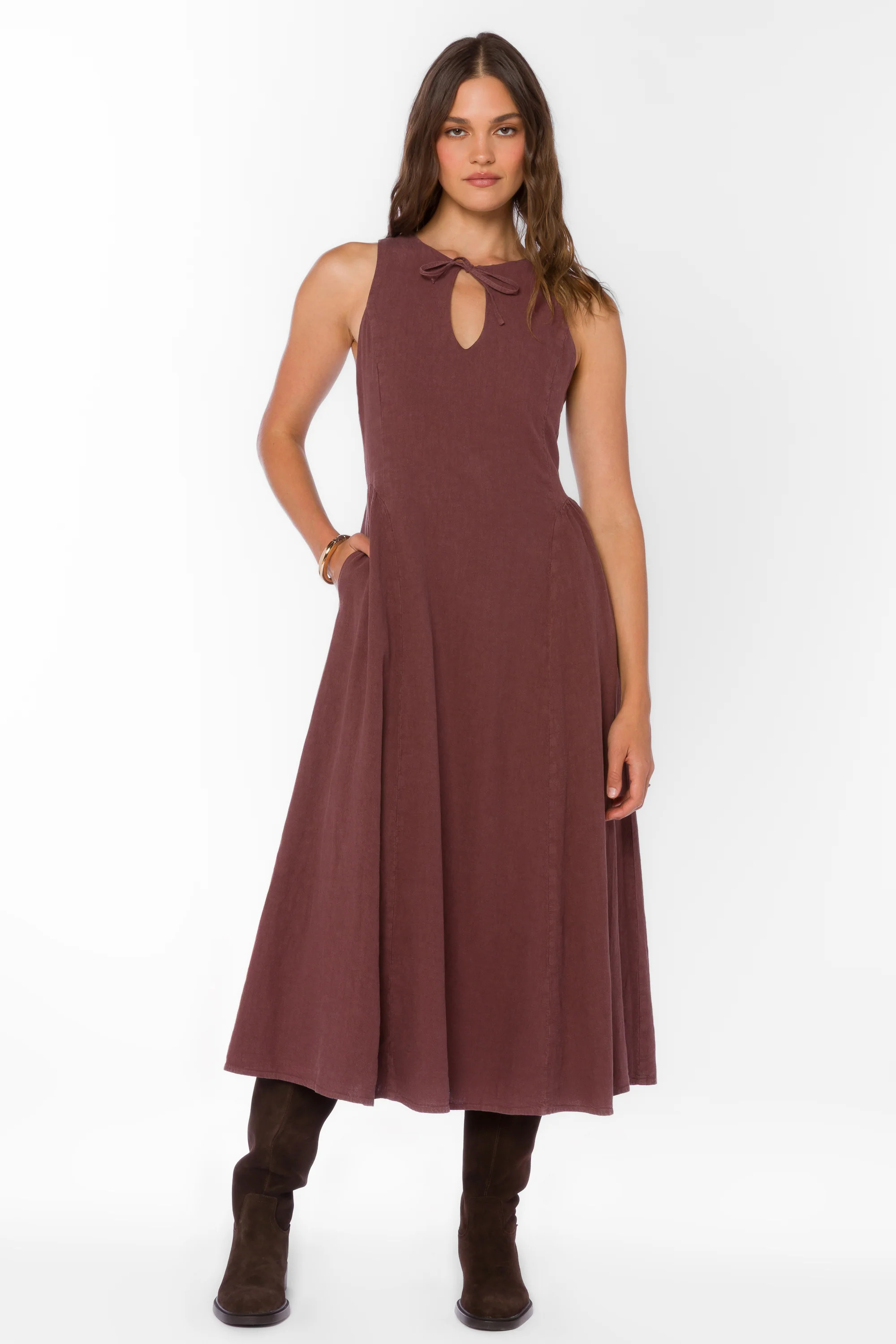 Franny Wine Dress | Velvet Heart Clothing