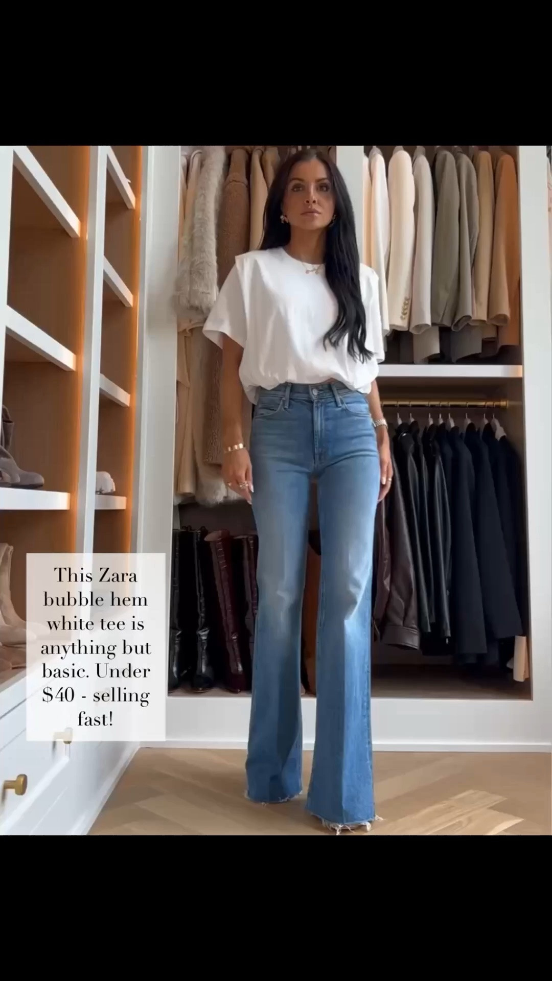 The summer basics you’ll wear all summer long / summer capsule wardrobe 
Zara summer tops 
Mother denim wearing a 23

#LTKootd #LTKmomlife #LTKOver40