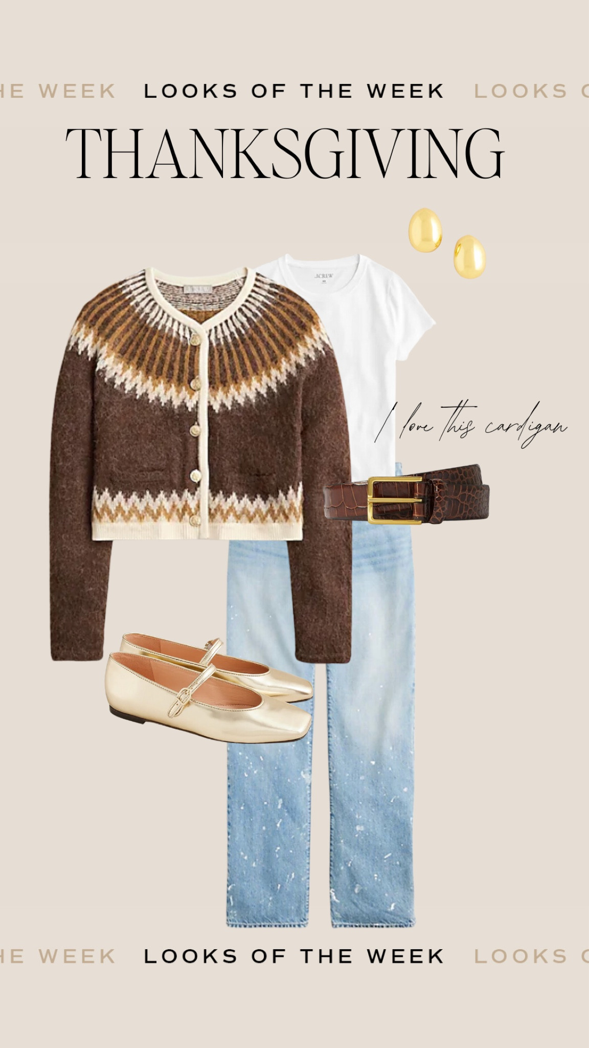 Thanksgiving outfit idea styled by Becky 