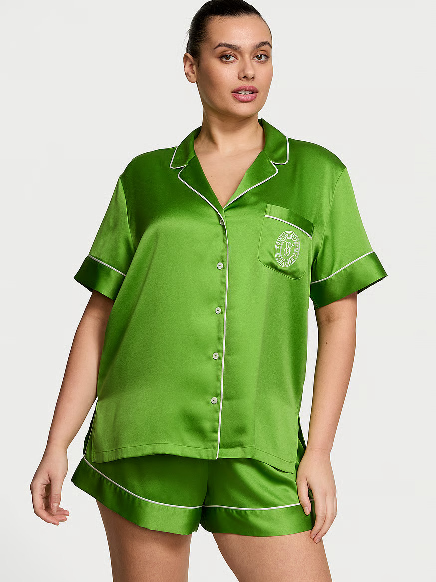 Glazed Satin Short Pajama Set | Victoria's Secret (US / CA )