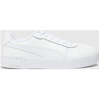 PUMA Carina 2.0 Trainers In White, Size: 3 (EU 35 ½) | Schuh