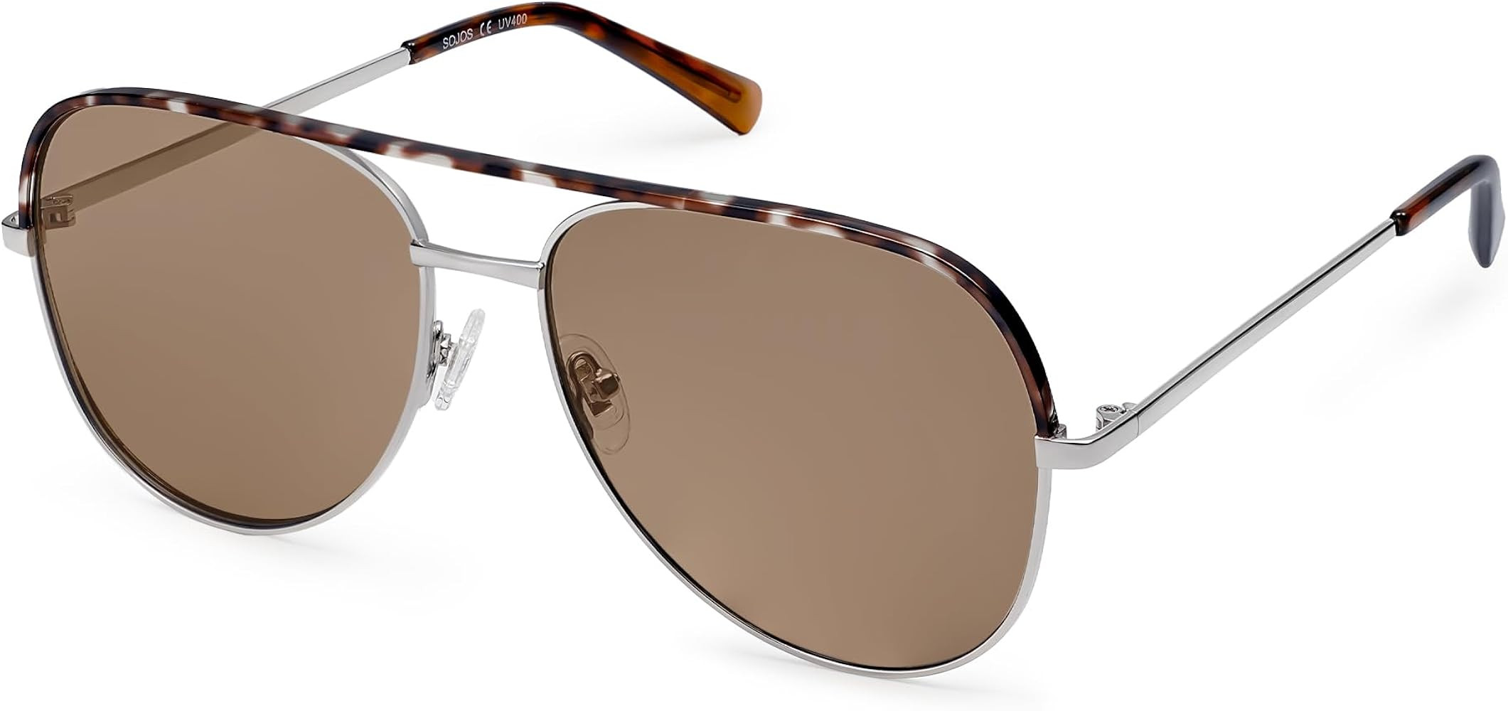 SOJOS Large Oversized Aviator Sunglasses for Women Men, Classic Trendy UV400 Womens Mens Aviators... | Amazon (US)