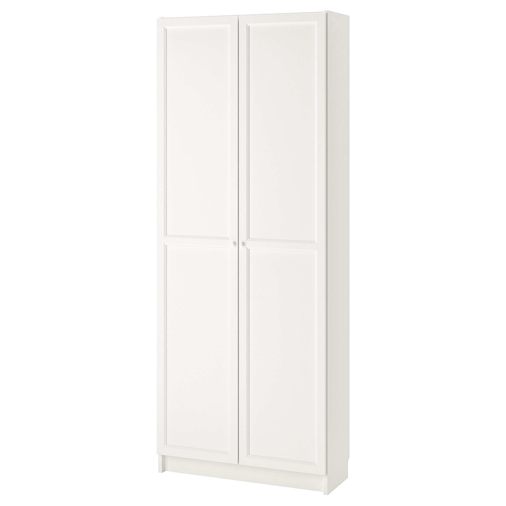 BILLY / OXBERG Bookcase with doors, white, 31 1/2x11 3/4x79 1/2 " | IKEA US