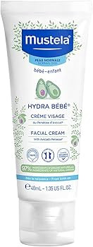 Mustela Hydra Bebe Face Cream – Daily Baby Moisturizer with Natural Avocado, Jojoba Oil & Shea ... | Amazon (US)