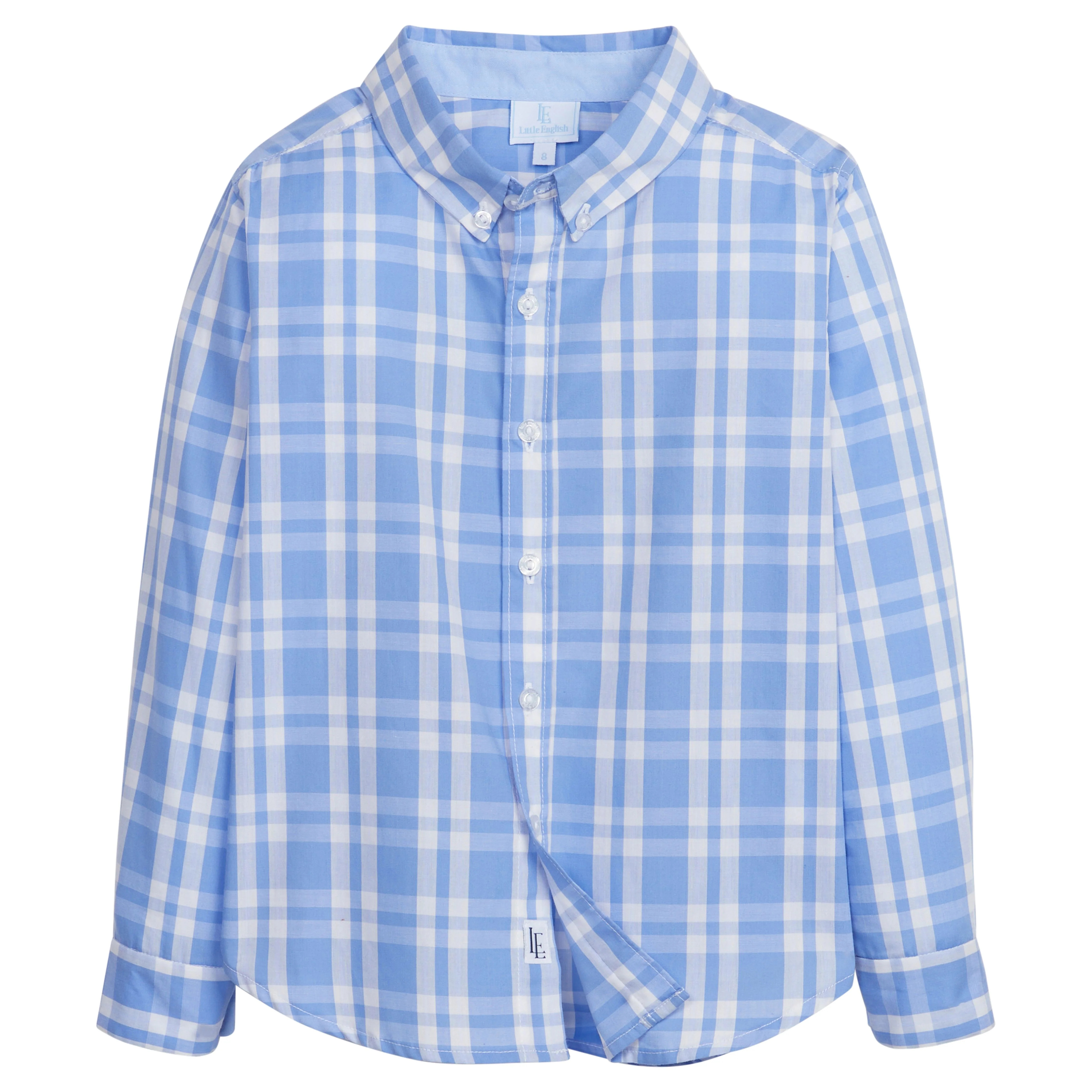 Little English Button Down Shirt - Millbrook Plaid | JoJo Mommy