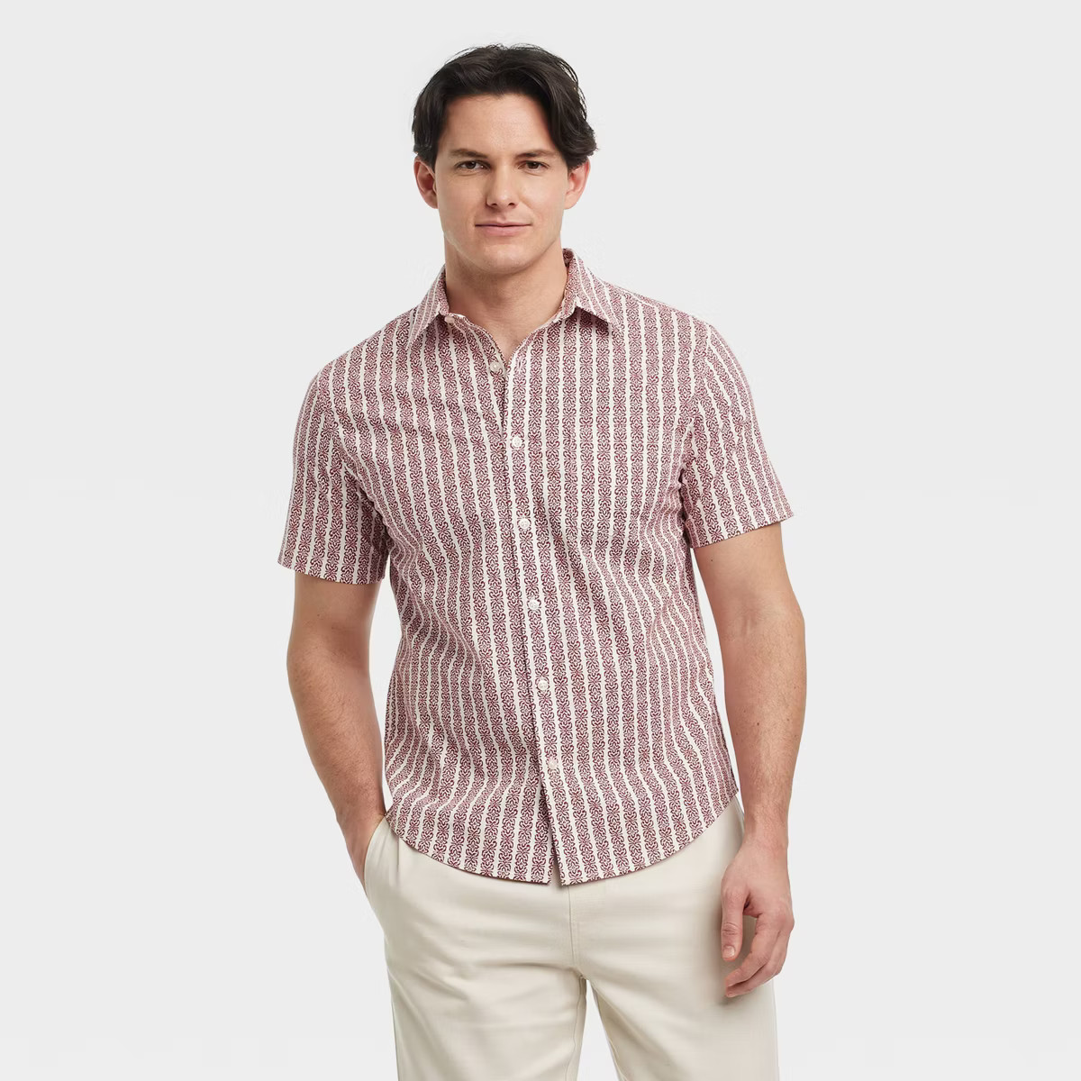 Men's Short Sleeve Poplin Shirt - Goodfellow & Co™ | Target