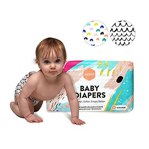 Parasol Baby Diapers, Size 1, Delight Collection, 66 Count | Amazon (US)