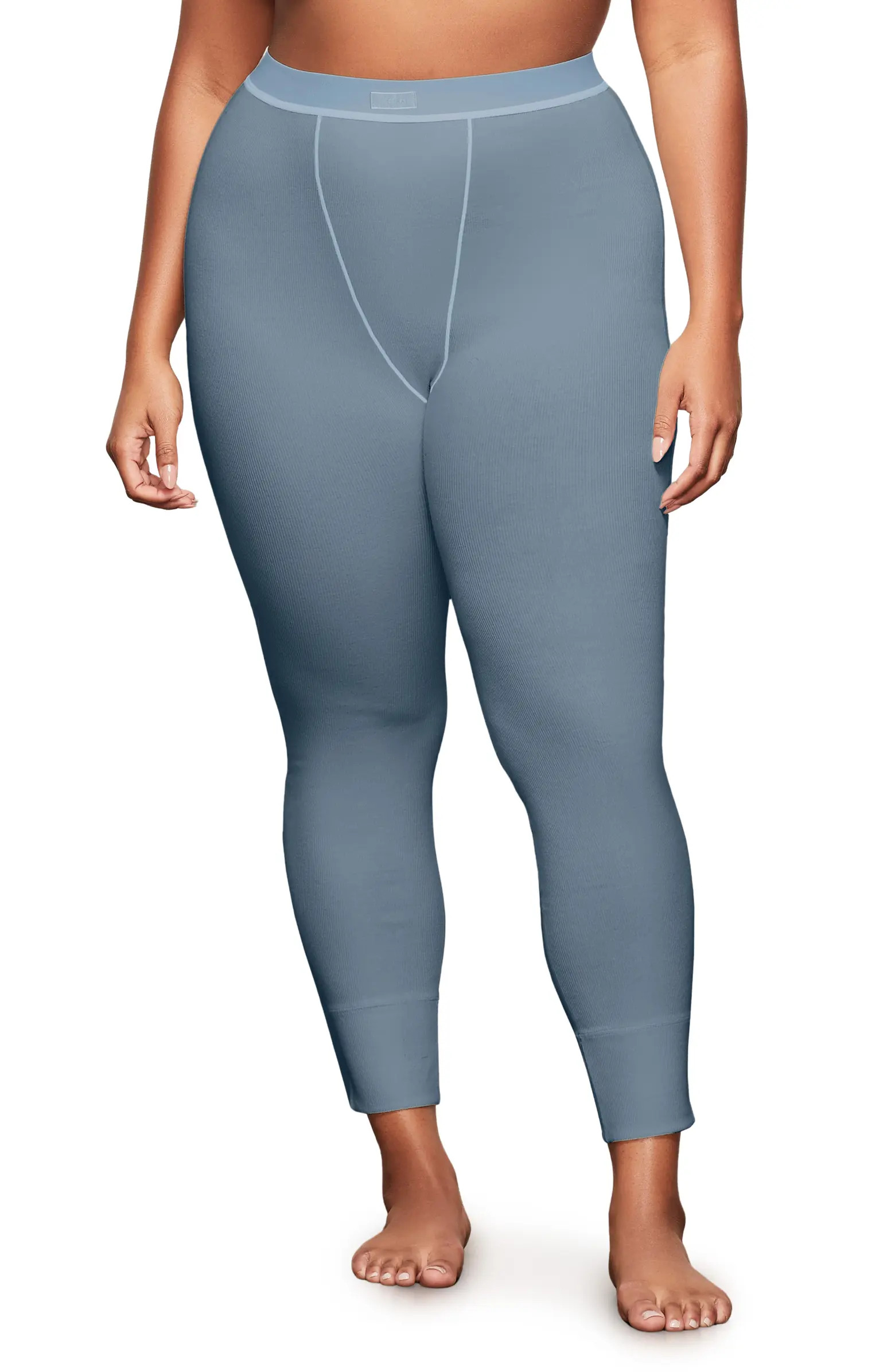 Stretch Cotton Rib Leggings | Nordstrom