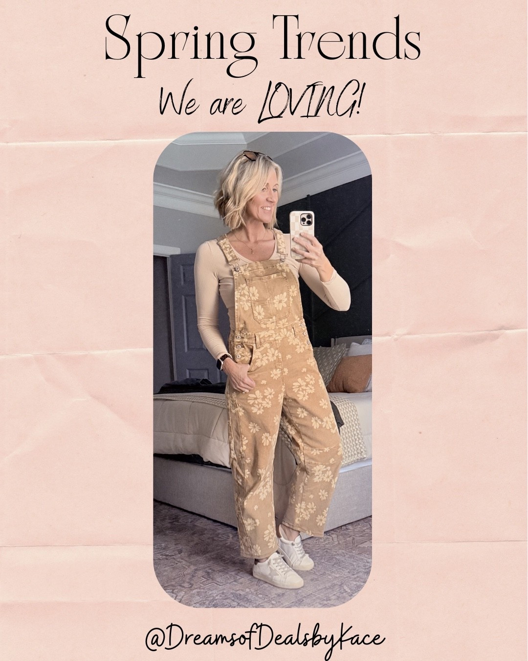 Floral + comfy overalls is a Spring trend I can totally jump on board with! 

#LTKootd #LTKSeasonal #LTKmomlife
