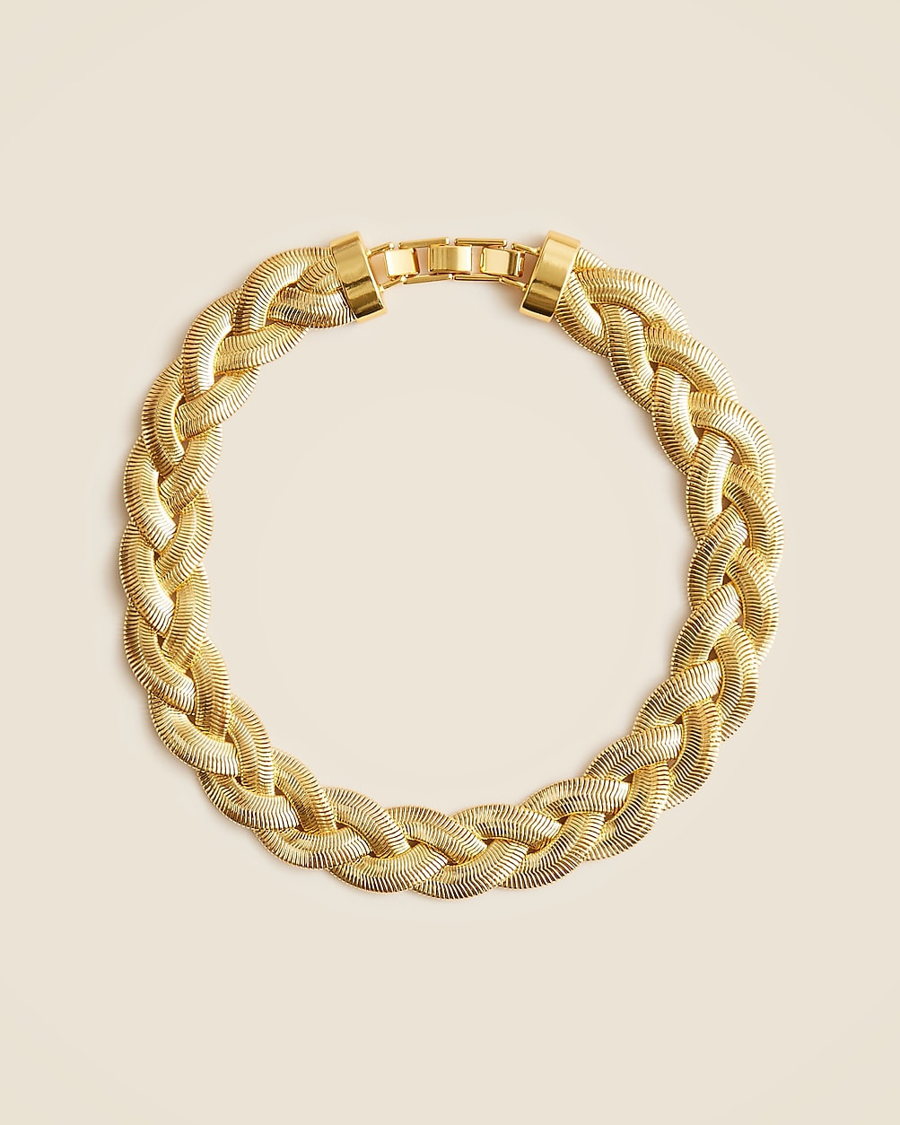 Braided snake chain necklace | J. Crew US