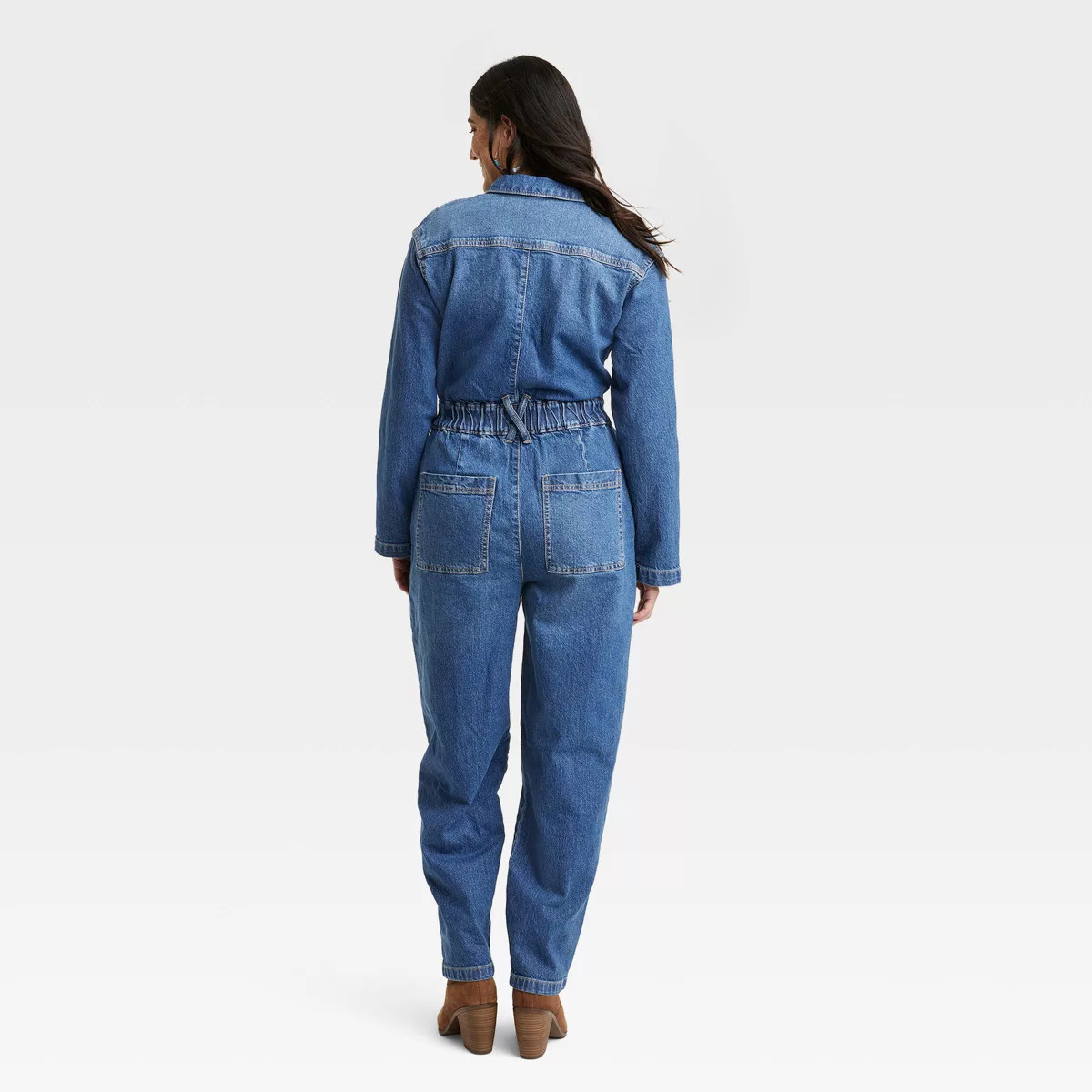 Women's Long Sleeve Denim Jumpsuit - Universal Thread™ | Target