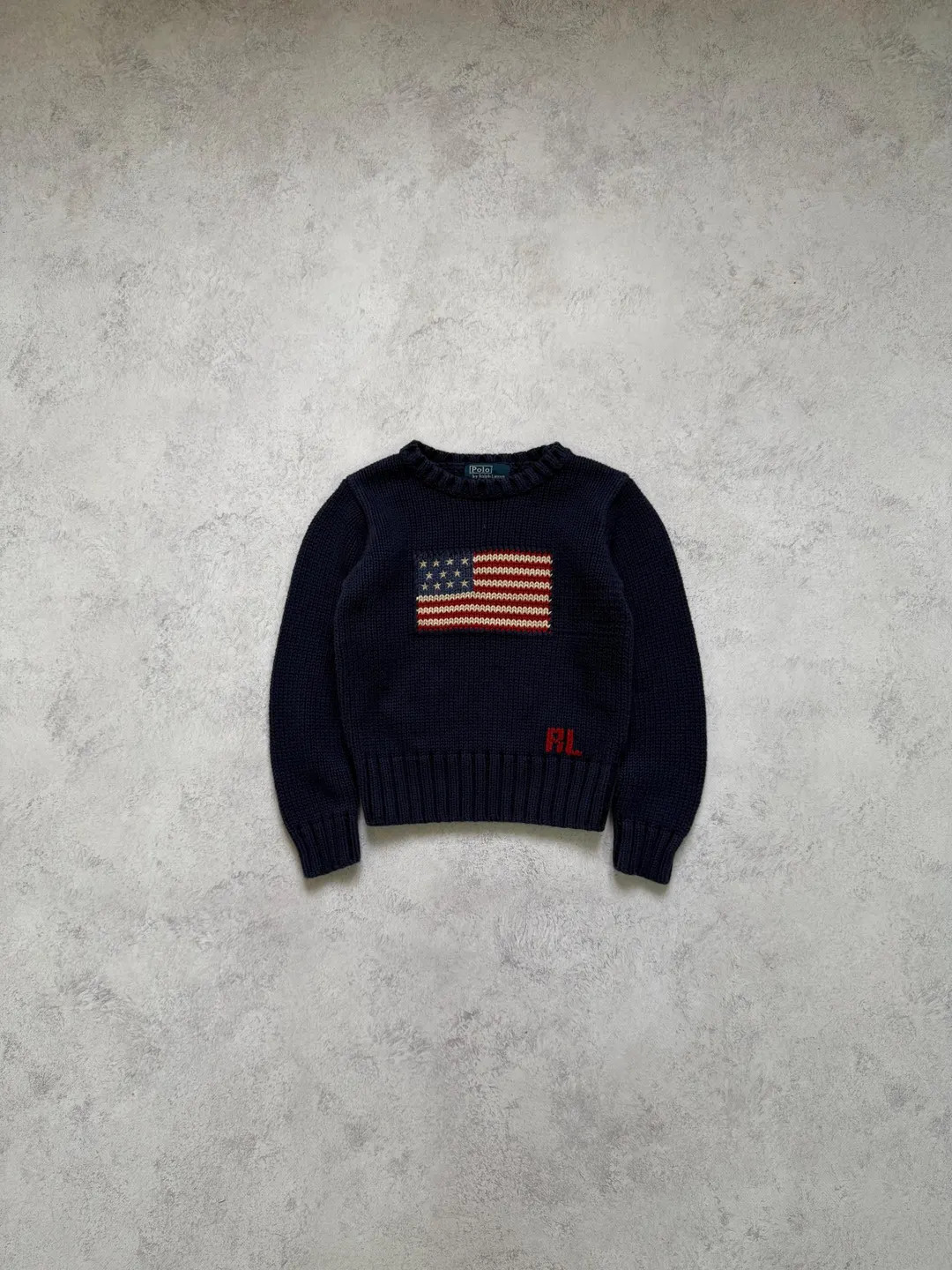 Vintage Polo Ralph Lauren Kids Navy American Flag Crew Neck Sweater Size 4T - Etsy | Etsy (US)