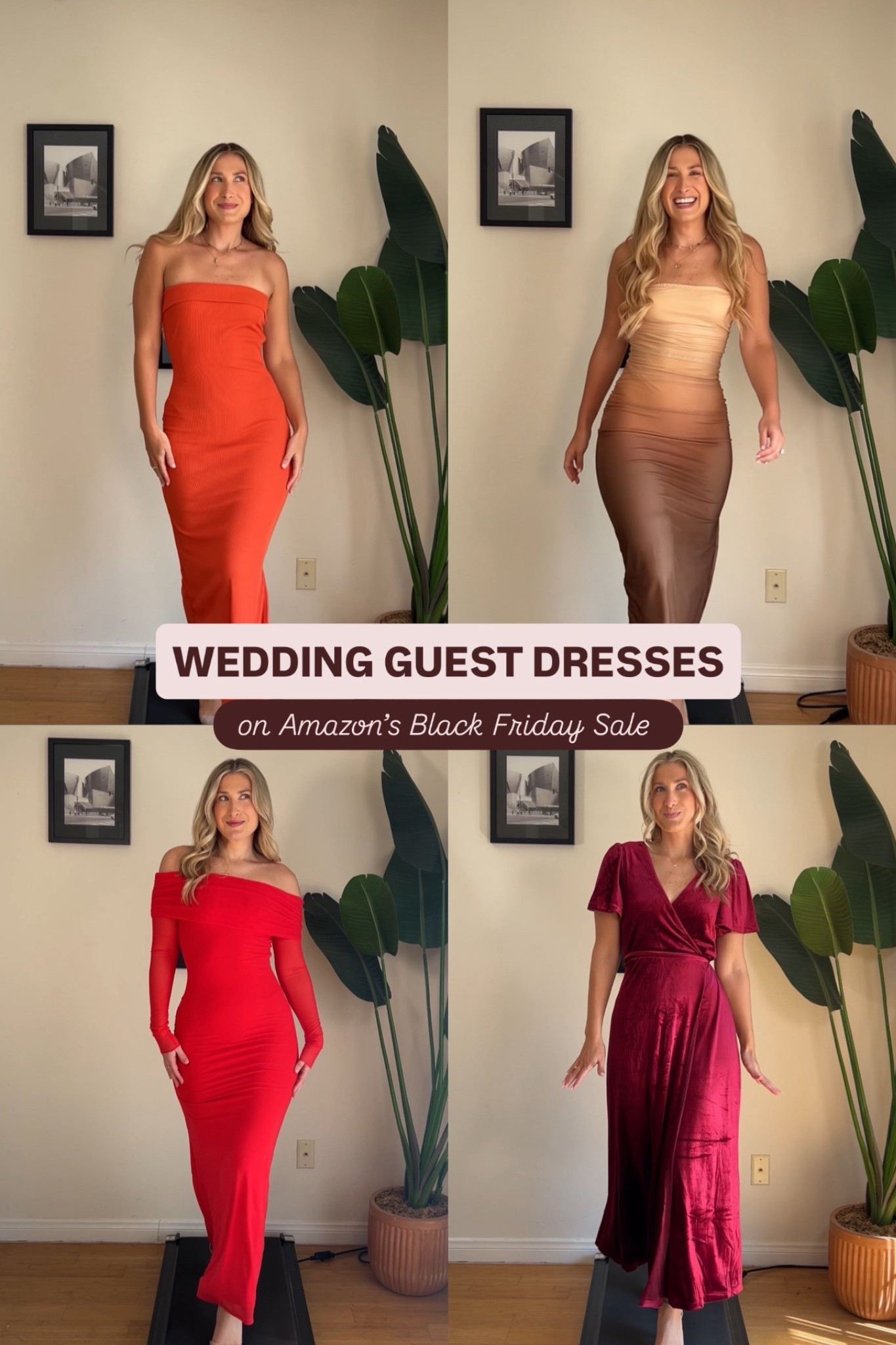 Some of my favorite Wedding guest dresses on Amazon‘s black Friday sale! You can shop all of my Amazon black Friday finds here on LTK 🫶 #ad @amazon #founditonamazon #winterfavorites2025 

#LTKHoliday #LTKCyberWeek #LTKFindsUnder100