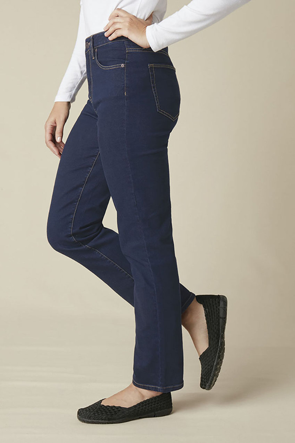 ShapeMe® High Rise Straight-Leg Jeans | Coldwater Creek