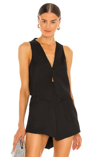 Indi Vest in Black | Revolve Clothing (Global)
