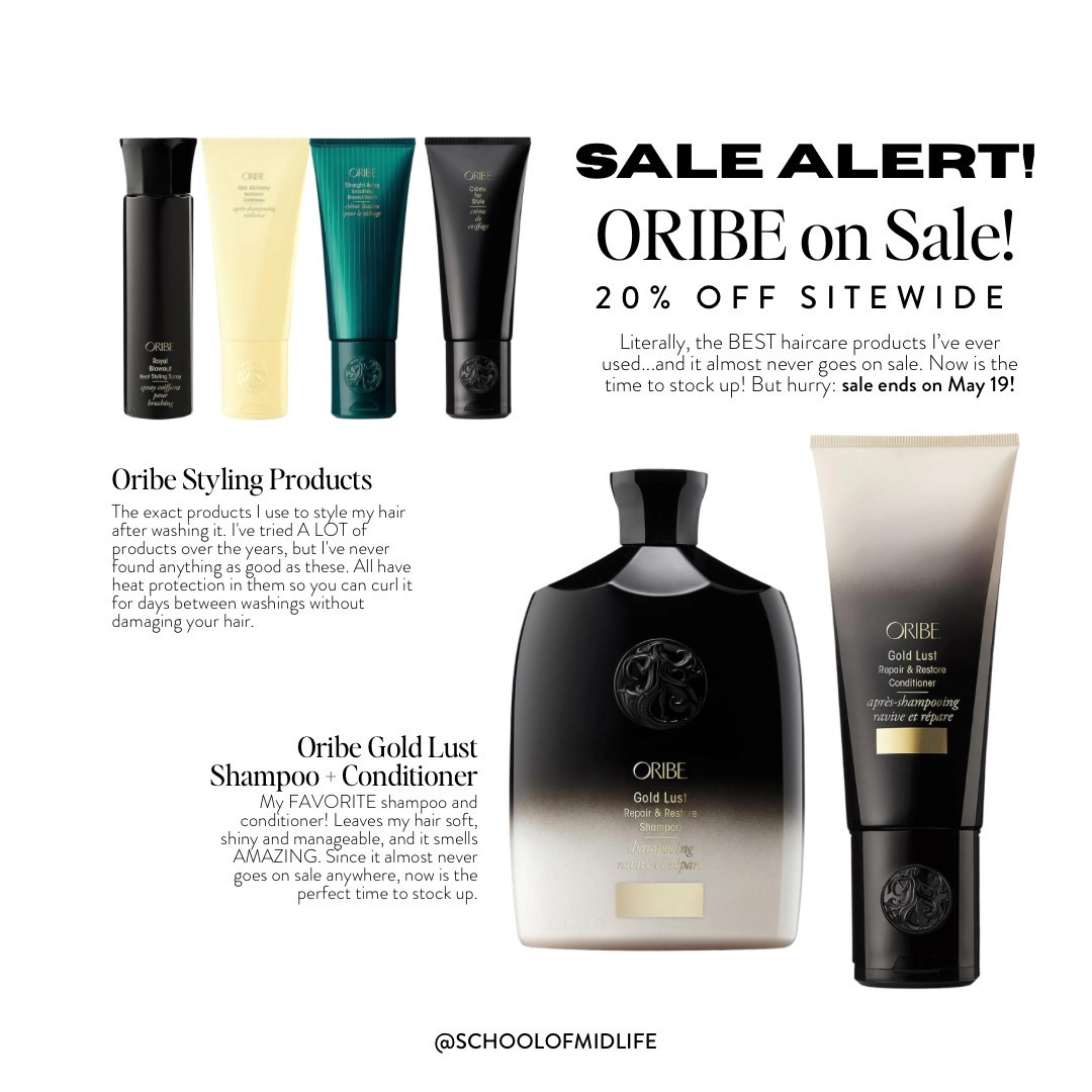 ORIBE almost never goes on sale! Time to stock up on the best hair care products around! Save 20% sitewide, but hurry! Sale ends on May 19!


#LTKSaleAlert #LTKStyleTip #LTKBeauty
