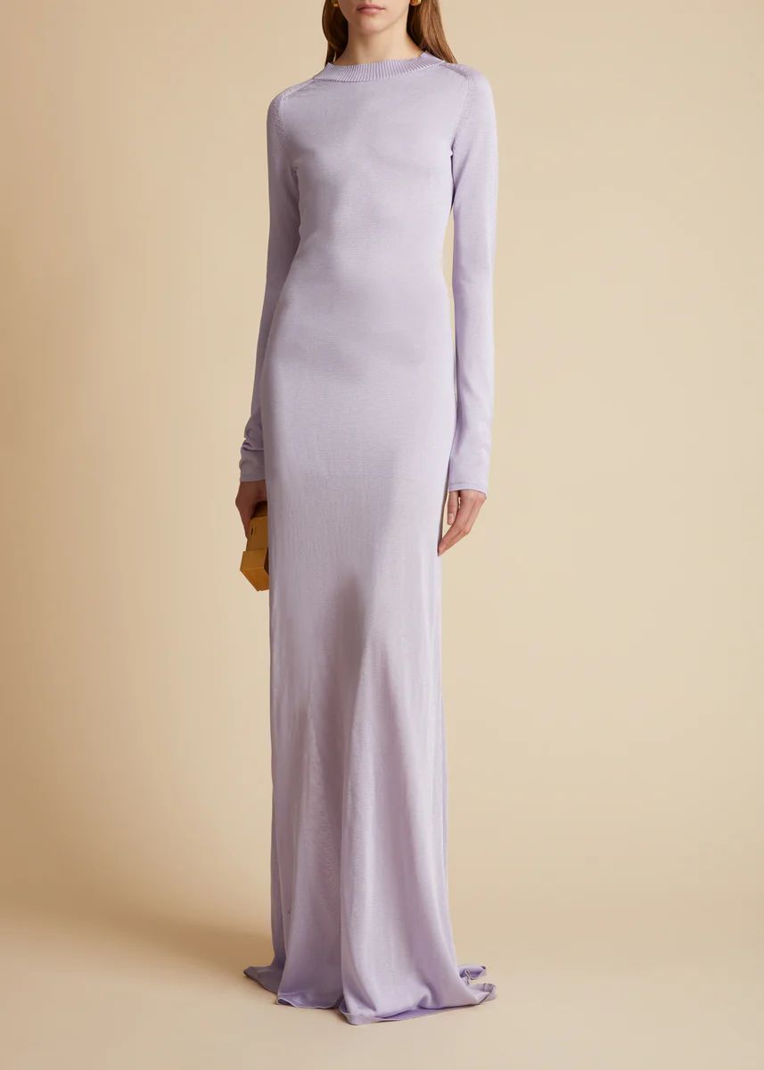 The Valera Dress in Lavender | Khaite