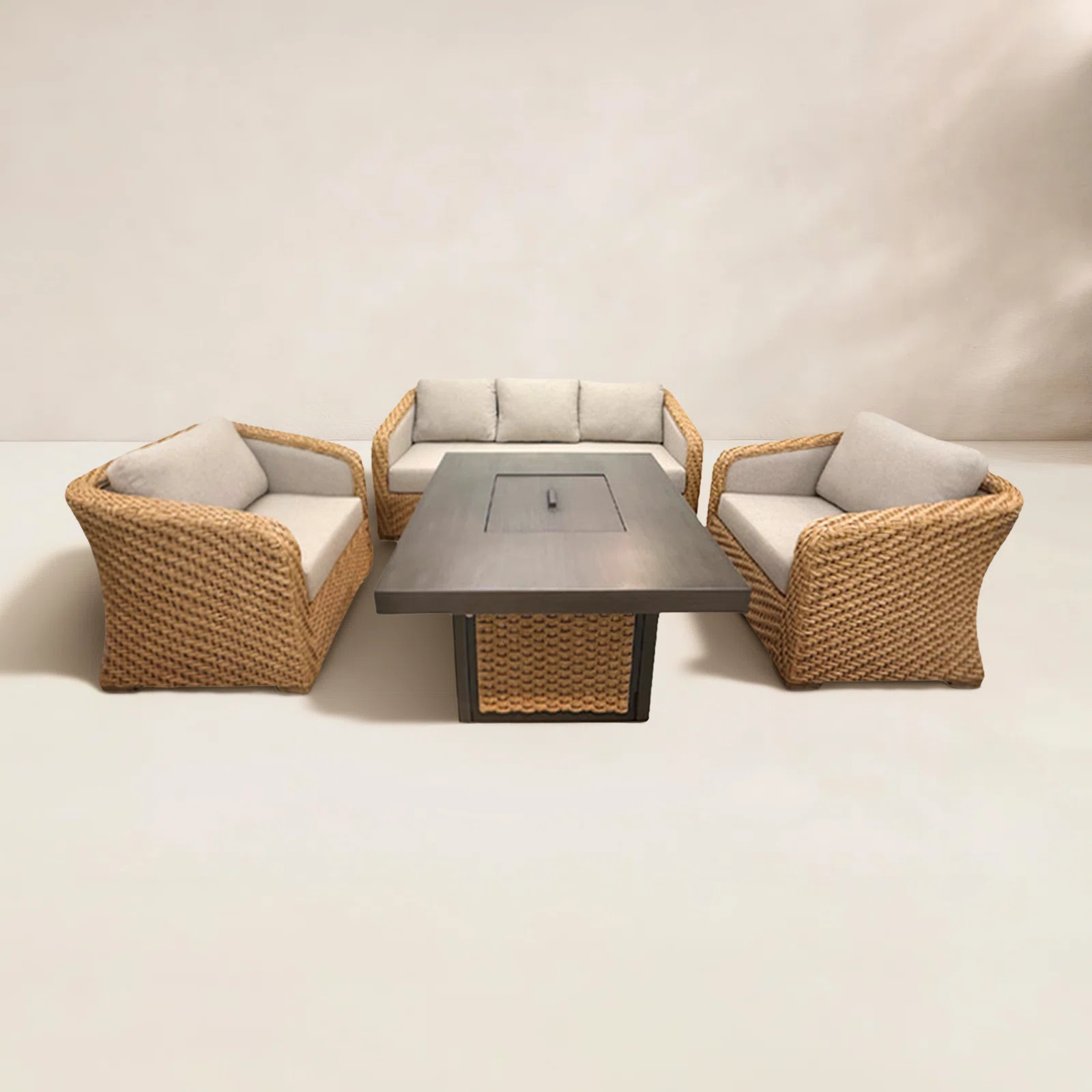 Edicott 4 Piece Sofa Seating Group with Cushions | Birch Lane