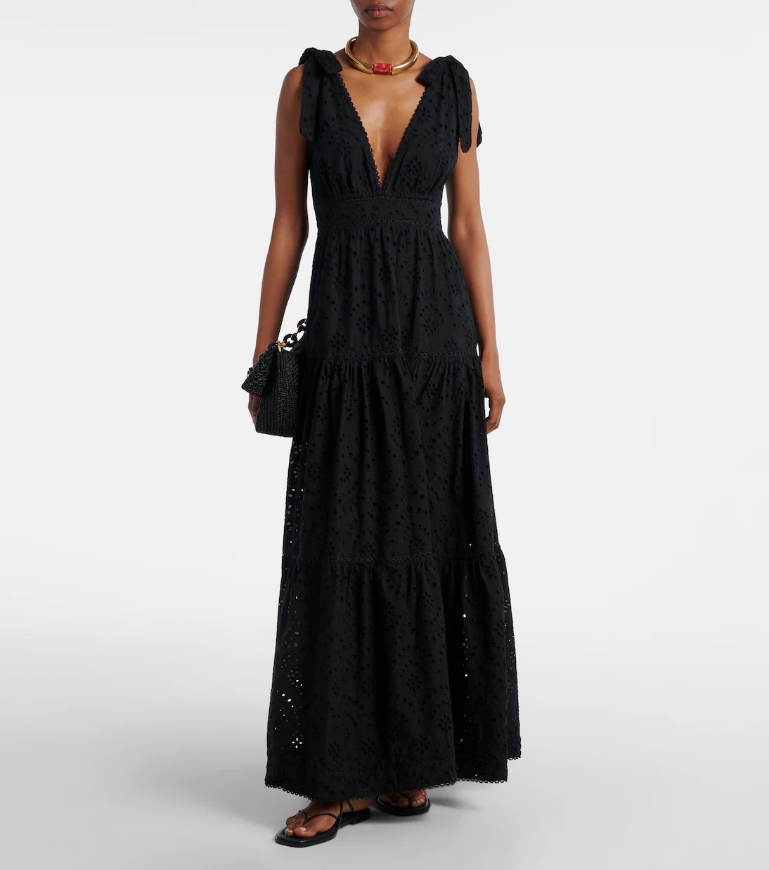 Perla embroidered cotton maxi dress | Mytheresa (US/CA)