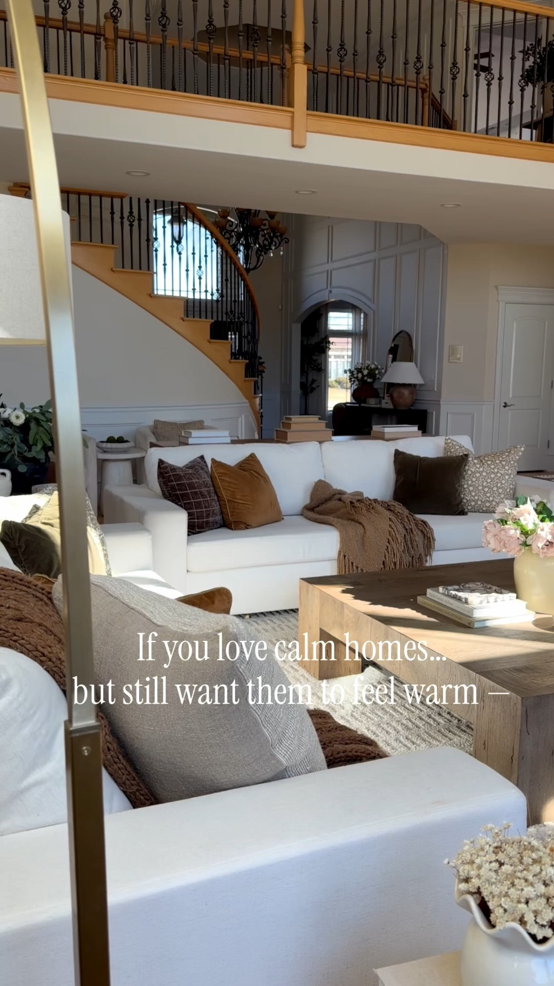 Calm homes aren’t empty — they’re intentional 🤍

These are the foundational pieces I layer over and over to create a warm, lived-in look:

• neutral base seating
• warm wood tones
• layered pillows
• soft texture (throws + ottomans)
• simple, grounding lamps

Everything linked here is what I actually use and repeat throughout our home.

Building slowly is the key ✨

#LTKHome