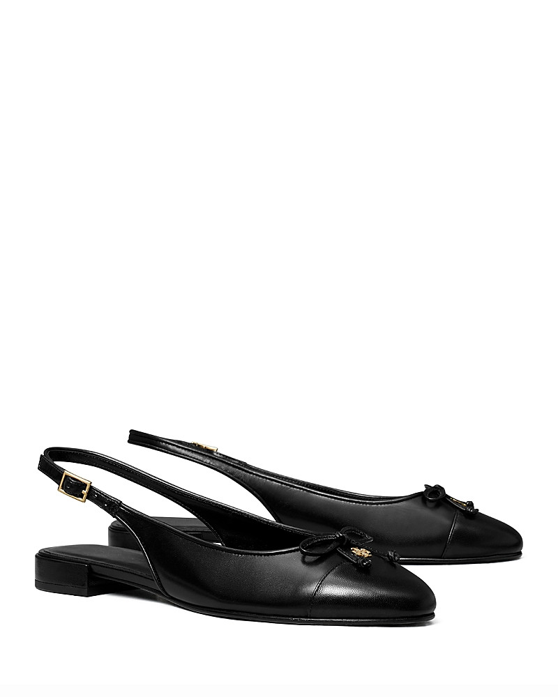 Tory Burch Women's Cap Toe Slingback Ballet Flats | Bloomingdale's (US)
