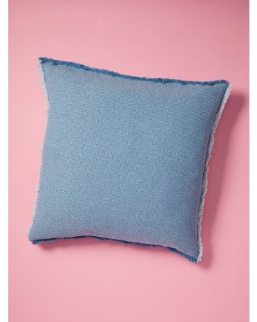 Made In India 20x20 Garment Washed Flange Pillow | HomeGoods