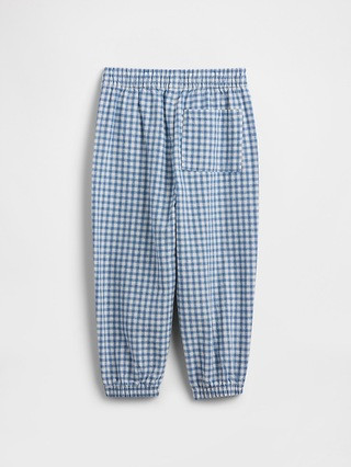 babyGap Pull-On Baggy Linen-Blend Joggers | Gap Factory