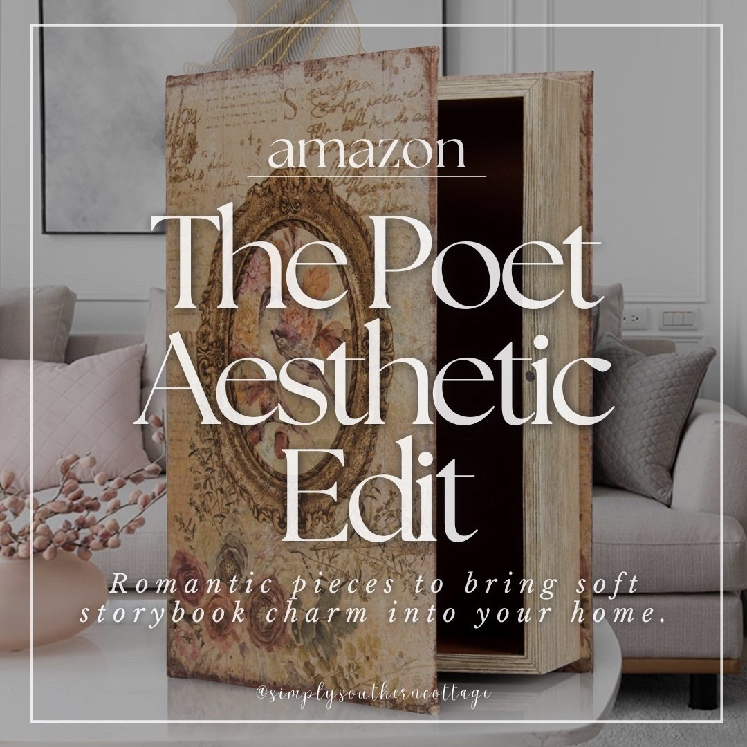 The poet aesthetic! Romantic pieces from Amazon to bring soft storybook charm into your home!


Amazon, Amazon home, Amazon home finds, home decor, home essentials, Amazon furniture, furniture essentials, reading nook, decorative items, decorative home decor, table books, throw pillows, vintage home decor 




#LTKHome #LTKOver40