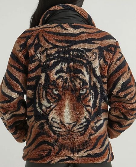 I immediately ordered this tonight when I randomly came across it on Pinterest! Jacket dreams! I ordered a L for oversized fit! It’s on sale & if you sign up for the email list you can get a 15% off code! Almost 50% off!!! 🐅🖤

#LTKstyletip #LTKsalealert