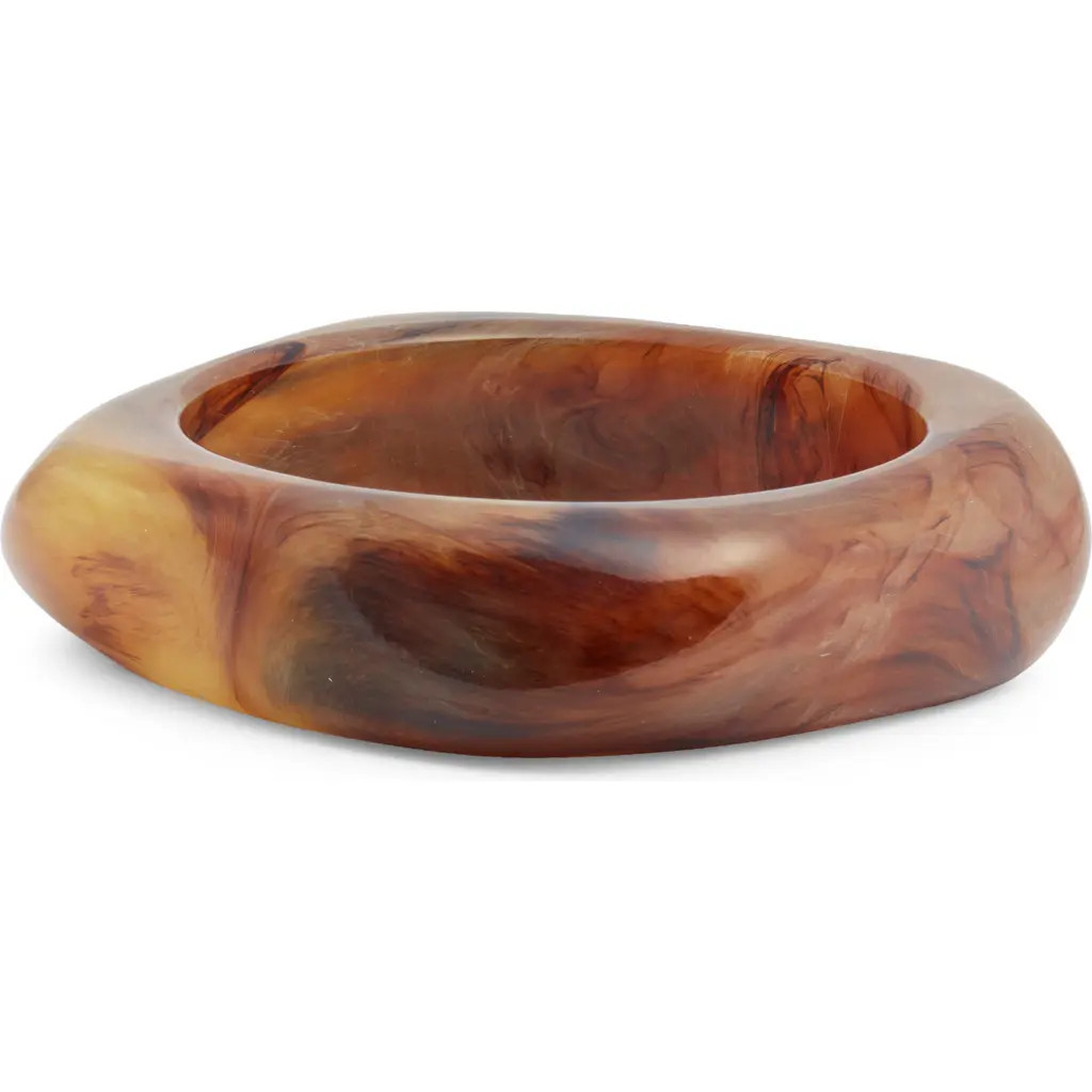 Open Edit Faceted Bangle in Brown at Nordstrom | Nordstrom