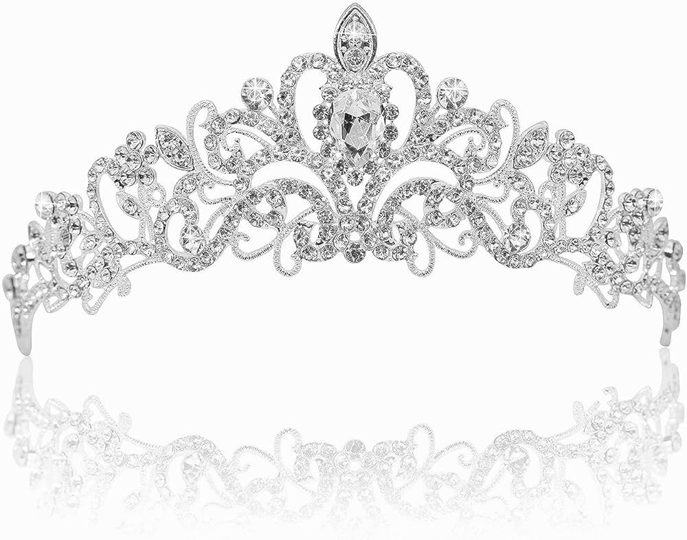 LIMITADA Crown Women's Tiara Wedding Crown Wedding Tiara Crystal Crown Bride Crown Bridal Wedding... | Amazon (DE)