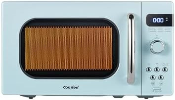 COMFEE' Retro Small Microwave Oven With Compact Size, 9 Preset Menus, Position-Memory Turntable, ... | Amazon (US)