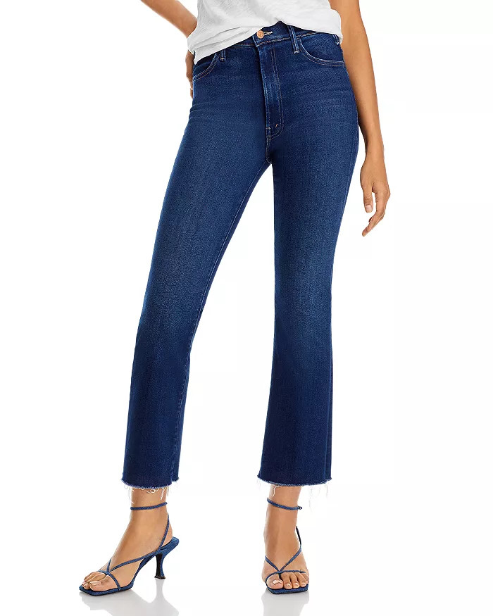 The Hustler High Rise Frayed Flare Leg Ankle Jeans | Bloomingdale's (US)