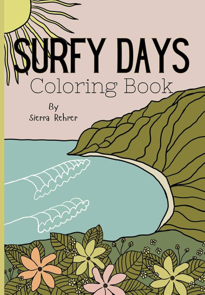 Surfy Days Coloring Book | Amazon (US)