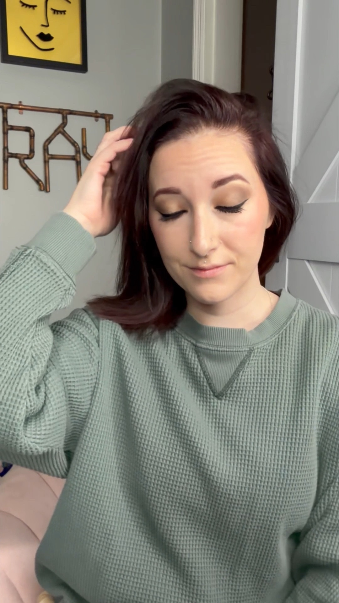 🫣 EEEKKK 🫣 
This is so new for me 🤪 coloring my eyebrows so dark AND a dark cherry color?! 🤭 I’m pretty sure I love it though😍 

#LTKgrwm #LTKBeauty