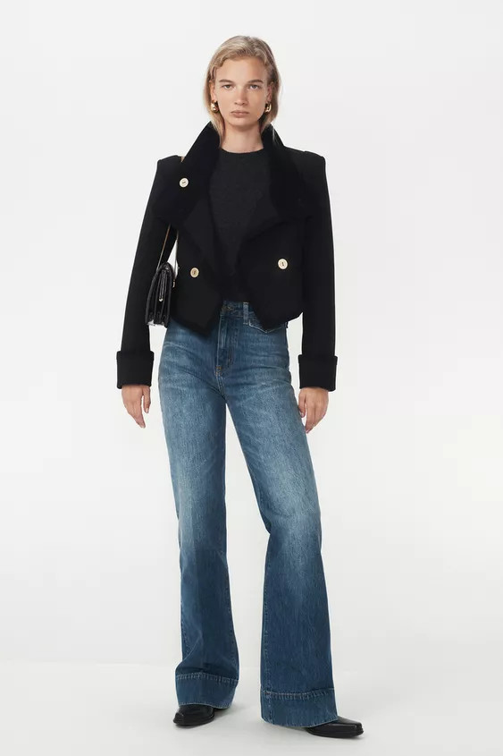 CROPPED BUTTONED JACKET - THE ITEM ZARA WOMAN | Zara UK