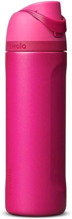Owala FreeSip Insulated Stainless Steel Water Bottle, Read My Lips, 24oz | Amazon (US)