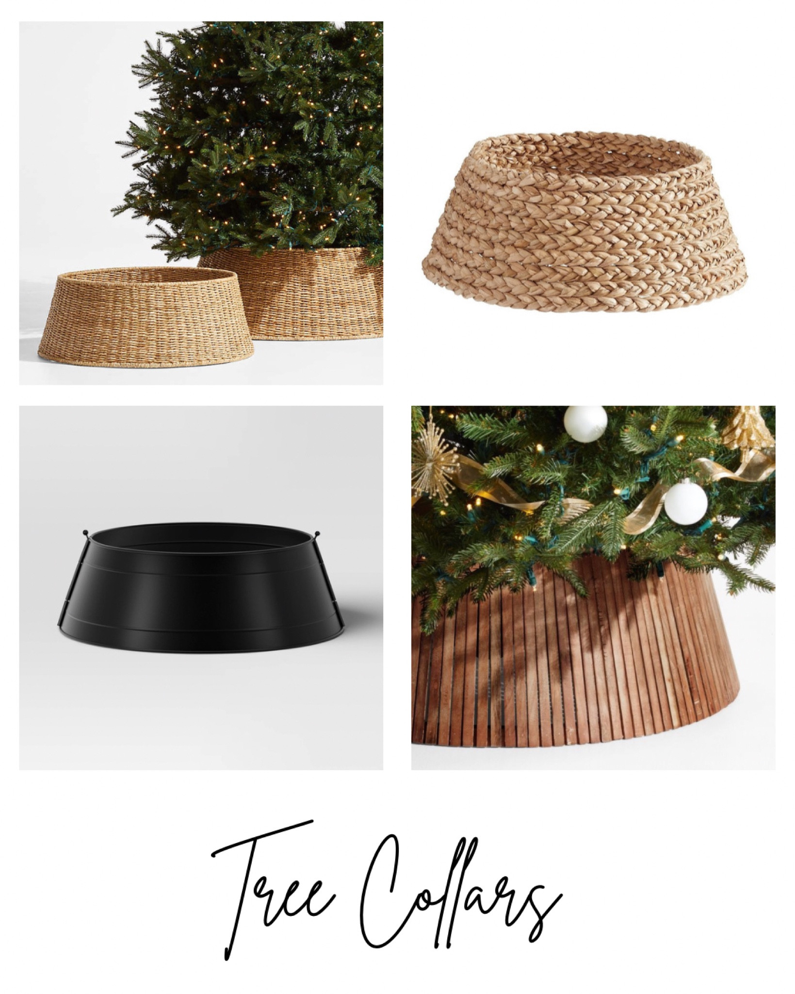 Tree collars, woven tree collar, seagrass tree collar, wicker tree collar, metal tree collar 

#LTKSeasonal #LTKCyberWeek #LTKHolidaySale