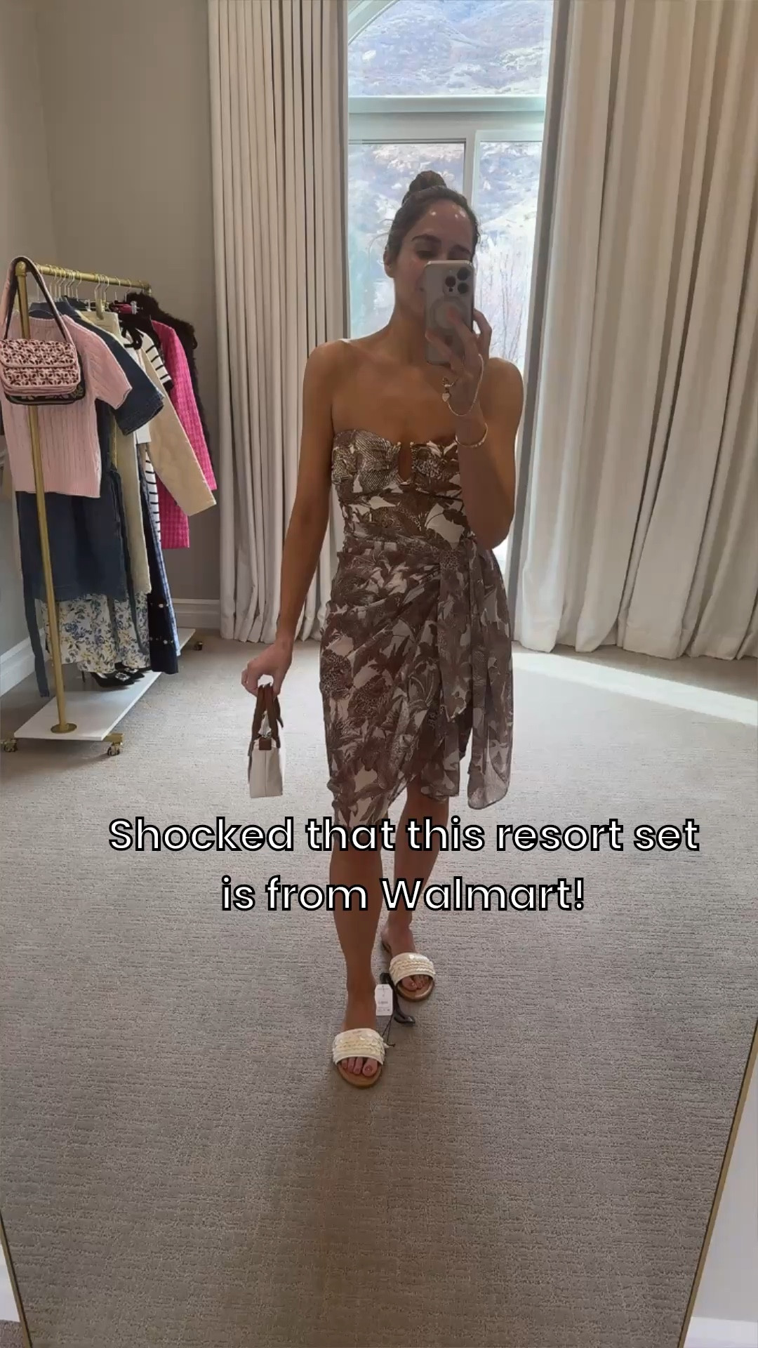 This would be the cutest set (for resort wear) for your next vacation! I can’t get over the quality and price of this gorgeous swimsuit and sarong! Walmart is winning right now! 🙌🏼

I’m wearing an XS, but am going to exchange for a small so I have more bum coverage and a little more comfy fit. I normally wear small’s in swimsuits so it probably runs TTS. 💗

#LTKmomlife #LTKTravel #LTKSwim