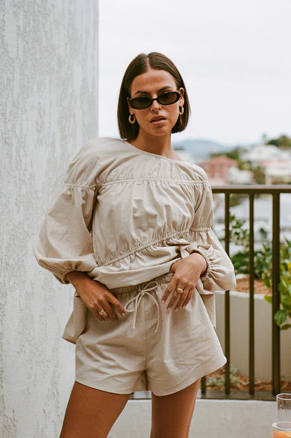 Akel Shorts - Tan | SABO SKIRT (Global)
